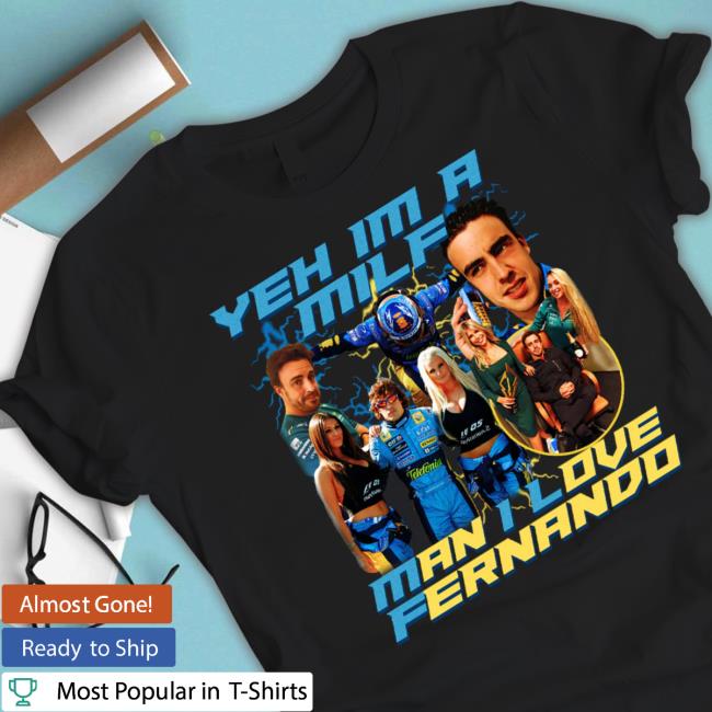 Fernando Alonso Milf Meme Funny T Shirt Zarga Apparel