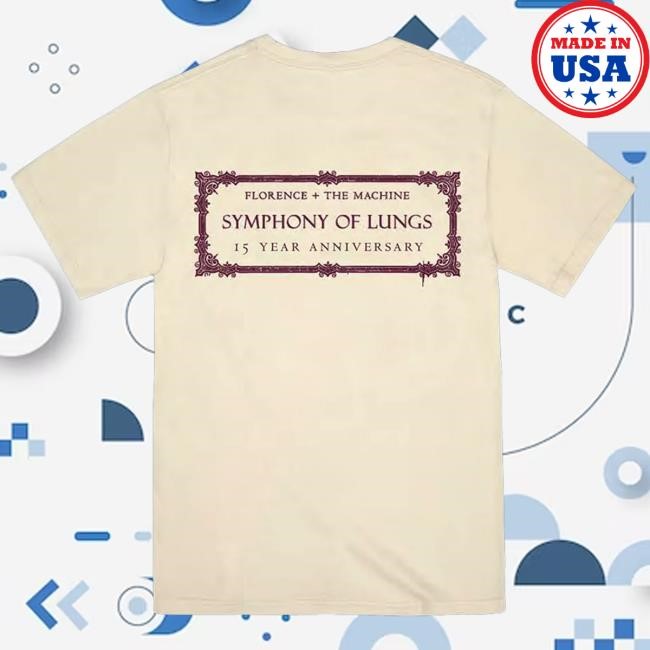 Florence And The Machine Merch Natural Lungs Hoodie