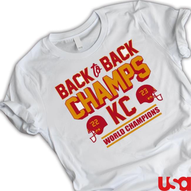 Original Back To Back Champs World Champions Kansas City Chiefs Tee