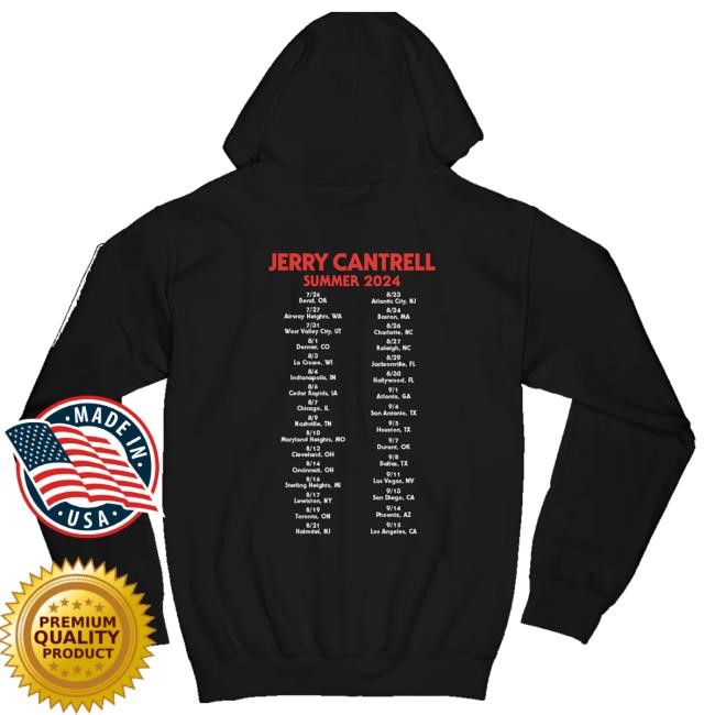 Jerry Cantrell Merch Store I Want Blood Summer Tour Crewneck Sweatshirt