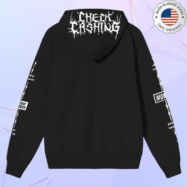 Coney Island Picnic Merch Check Cashing Graphic Zip t-shirt, hoodie, tank top, sweater and long sleeve t-shirt