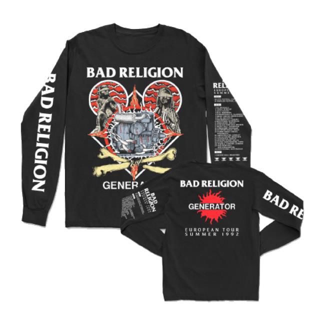 Original Bad Religion Merch Store Generator Blindfolded Sweaters (Black) Badreligion Shop