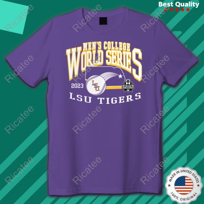 Shopncaasports Lsu Tigers 2023 Ncaa Men's Baseball College World Series Shirt