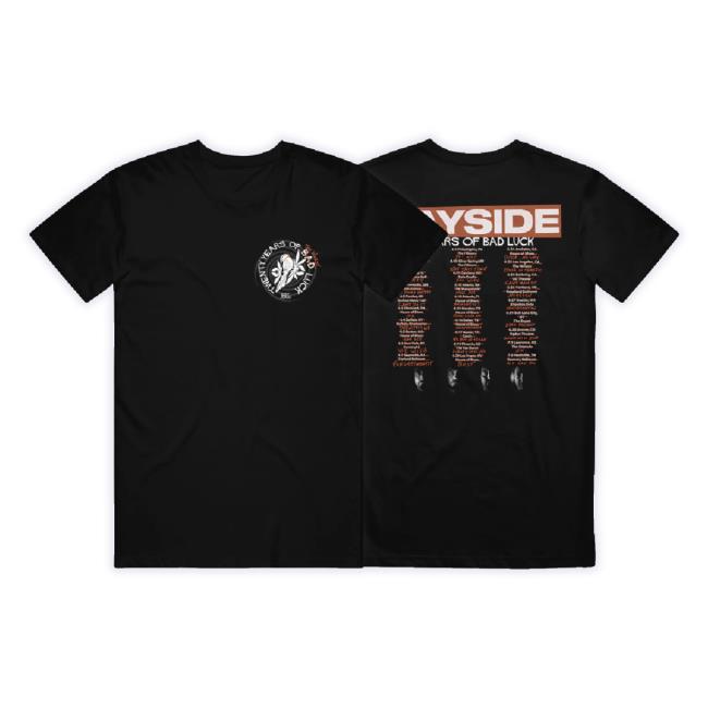 Trending Shop Bayside "Cancelled Tour" Black Hoodie Sweatshirt Bayside Merch Store
