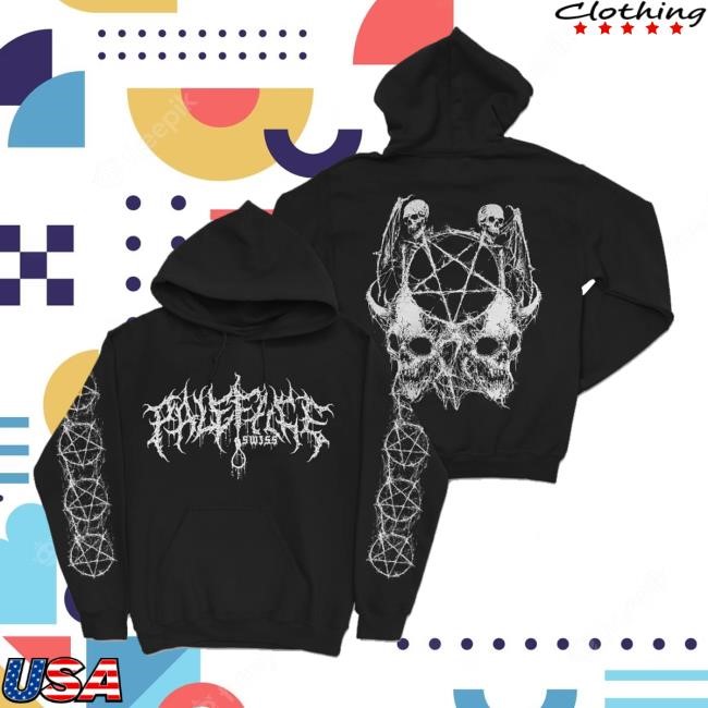 Downright Merch Paleface Swiss Skull Sweatshirt