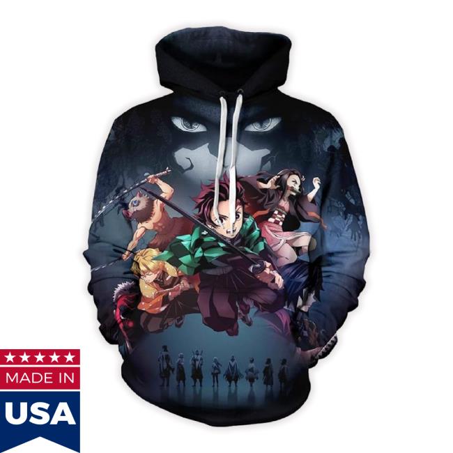 Trending Etrlgteaf Anime Hoodie, 3D Printing Tanjirou Nezuko Hoodies, Men And Women Hoody Adult/Youth Cosplay t-shirt, hoodie, tank top, sweater and long sleeve t-shirt