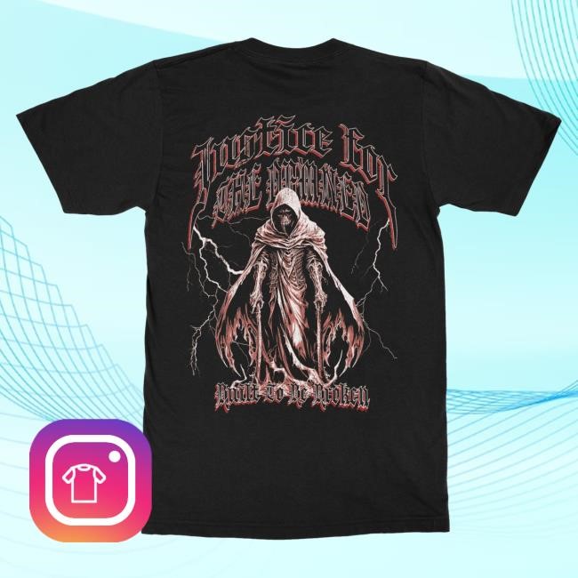 Original Indiemerchstore Merch Store Justice For The Damned Reaper 3.0 Crewneck Sweatshirt