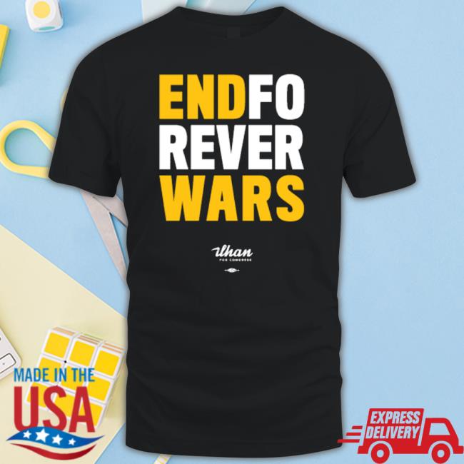 Official Ilhan Omar Merch Store End Forever Wars Hoodie Sweatshirt