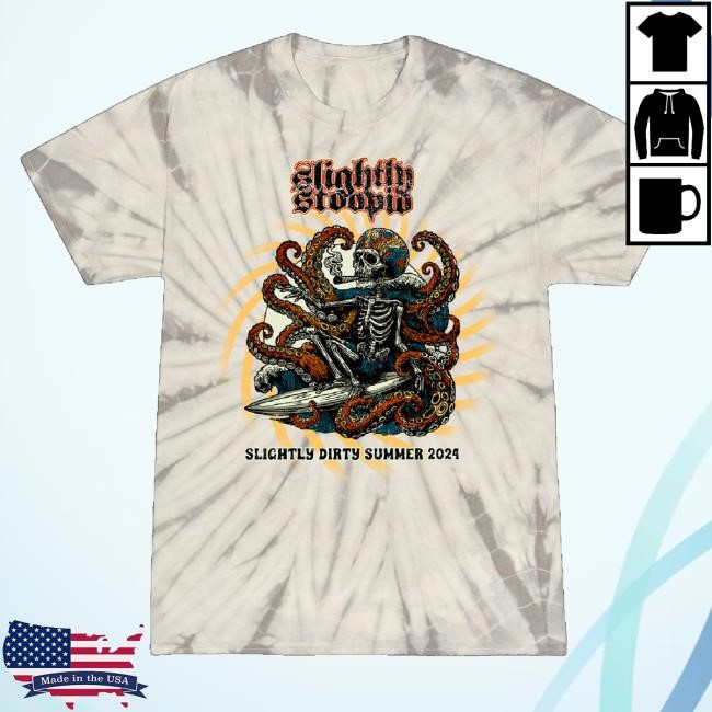 Slightly Stoopid Merch Octo 2024 Tie Dye New Shirt