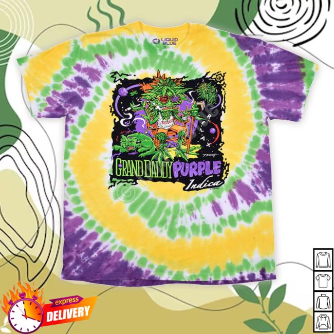 Grand Daddy Purple Tie-Dye Hoodie Sweatshirt