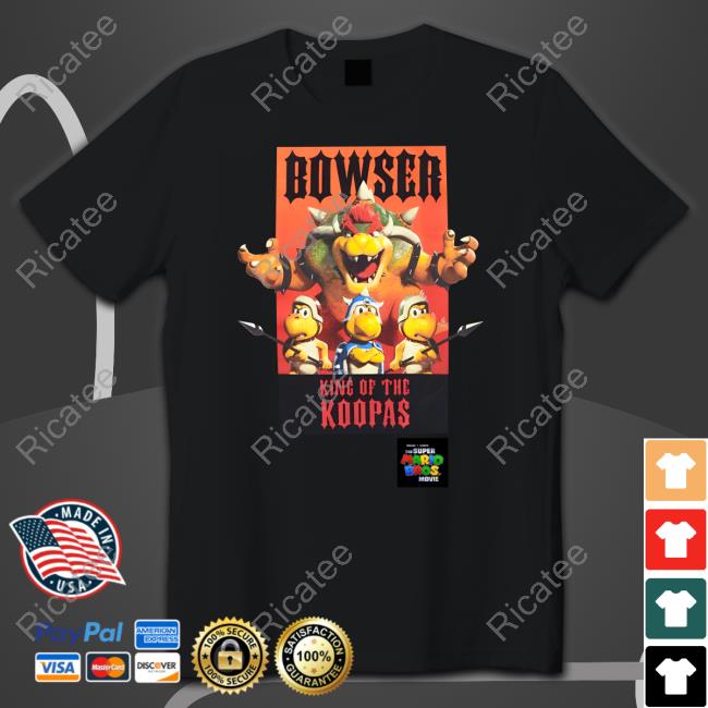 Bowser King Of The Koopas Long Sleeve Tee