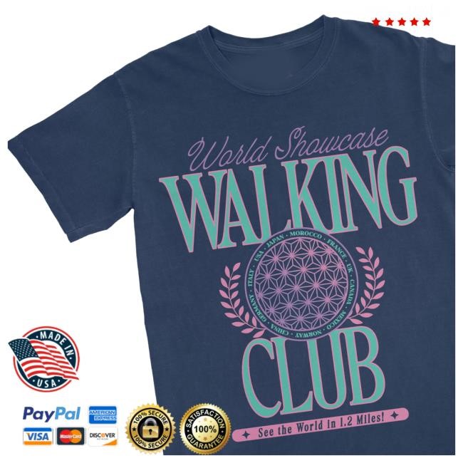 World Showcase Walking Club T Shirt