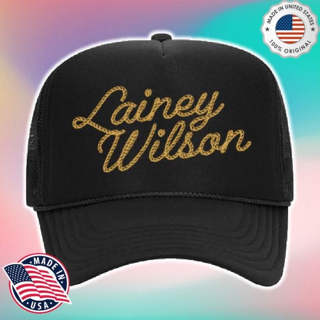 Trending Logo Rope Trucker Cap Lainey Wilson Shop Merch Store