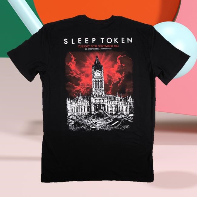 Sleep Token Official Merch Manchester 26-11-24 Exclusive Sweater Black