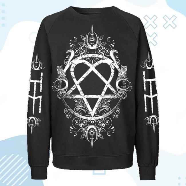 Heartagram Merch Him Candle Hoodie