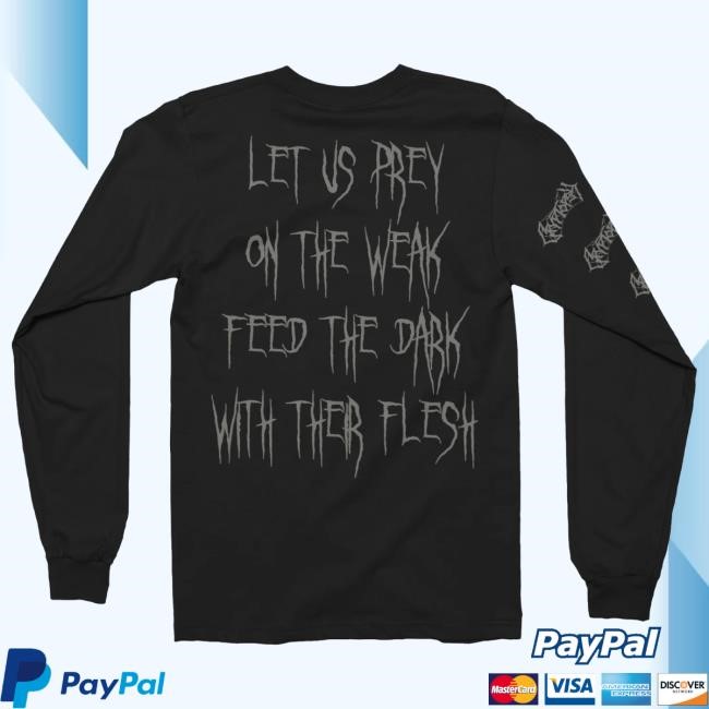 Indiemerchstore Merch Cryptopsy Goat Longsleeve Crewneck Sweatshirt