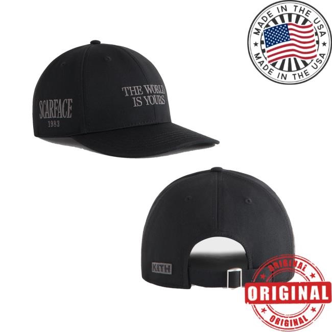 Kith Merch Kith For Scarface Twill Tonal Aaron Cap
