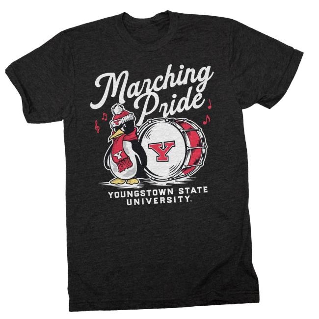 Youngstown Clothing Co Merch Store Marching Pride Ysu Band Shirt