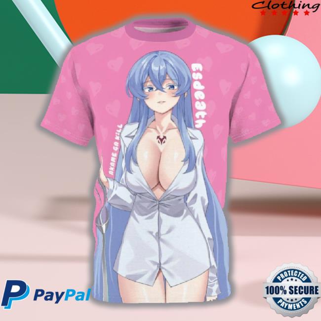 Esdeath - Night Dress - Akame Ga Kill Anime Girl Unisex Aop Cut & Sew 3D Shirt