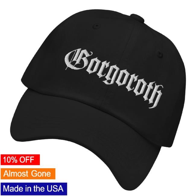 Death Rattle Market Merch Gorgoroth Embroidered Dad Cap