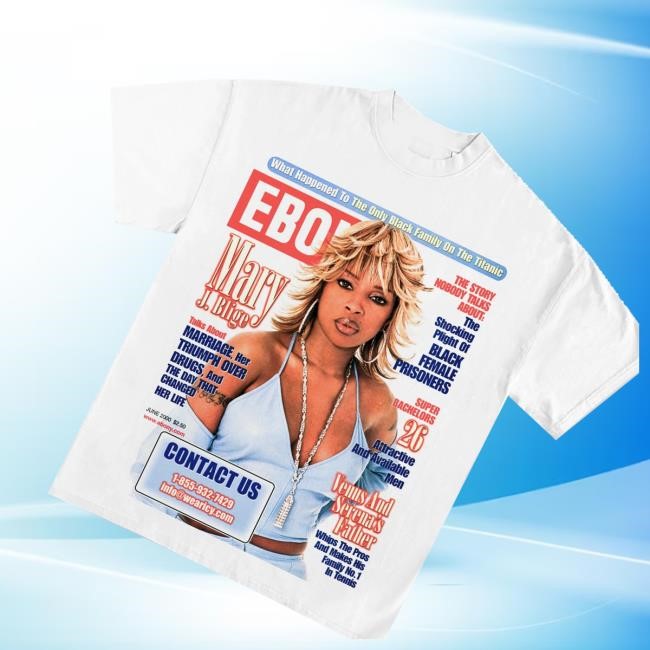 Wear Icy Mary J. Blige Ebony Graphic T Shirt