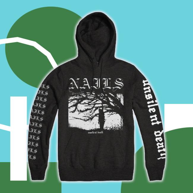 Original Evilgreed Merch Store Nails "Unsilent Death" Hoodie Evilgreed Shop