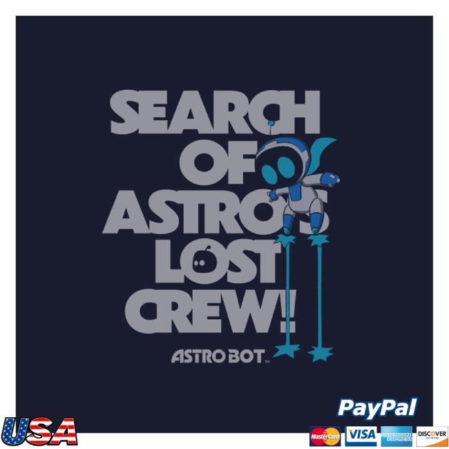 Trending Astro Bot Merch Astro Bot Search Of Astro Lost Crew Tee