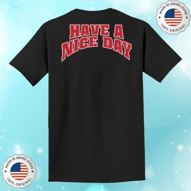 Bon Jovi Merch Shop Store Have A Nice Day Black T Shirts