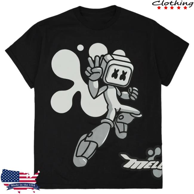 Official Marshmello Apparel Clothing Merch Store Marshmello Mega Top Shirt Marsh Mello Shop