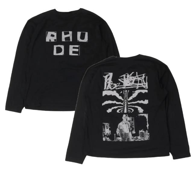 Trending Showroom La Merch Rhude Graphic Long Sleeve T Shirt