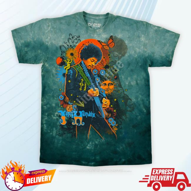 Trippy Jimi Tie-Dye Funny