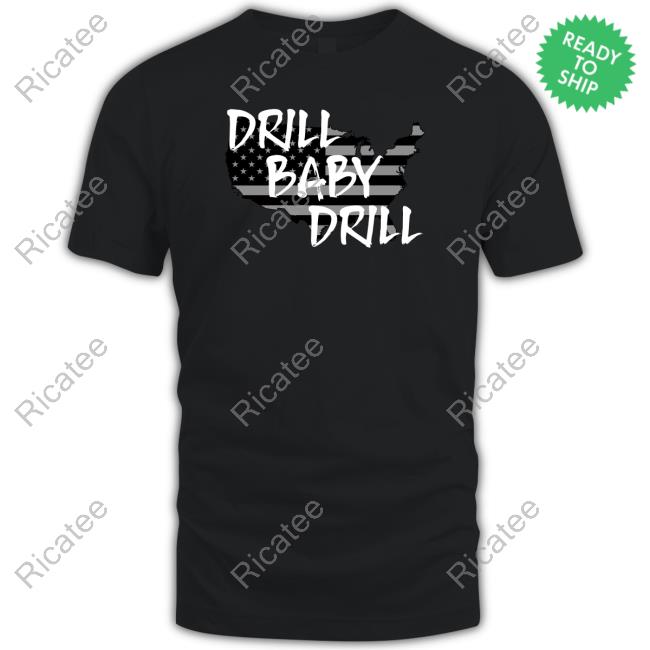 Scott Presler Drill Baby Drill Map Usa Flag Tee Shirt
