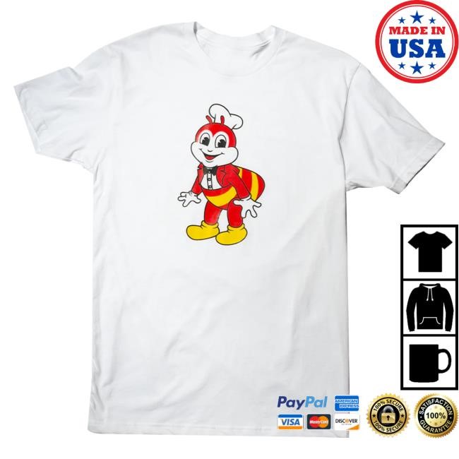 Original Jollibee Foods Merch Jollibee Adult Mascot White Classic Shirt