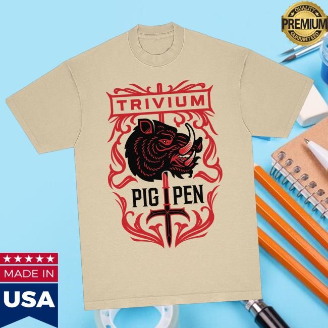 Trivium Store Merch Pig Sword Crewneck Sweatshirt