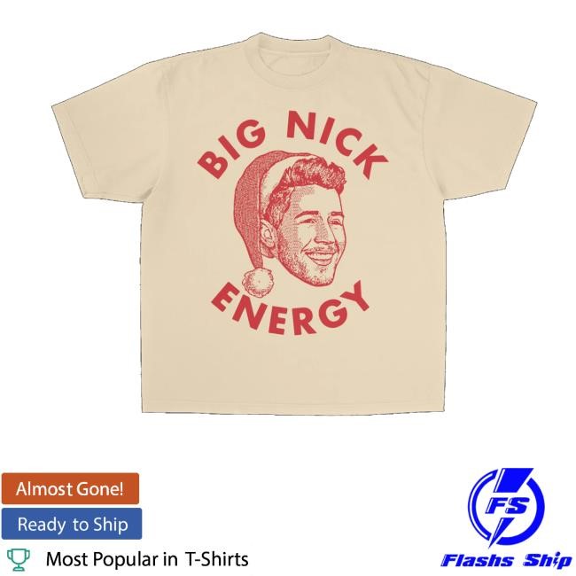 Jonas Brothers Merch Big Nick Energy Hoodie