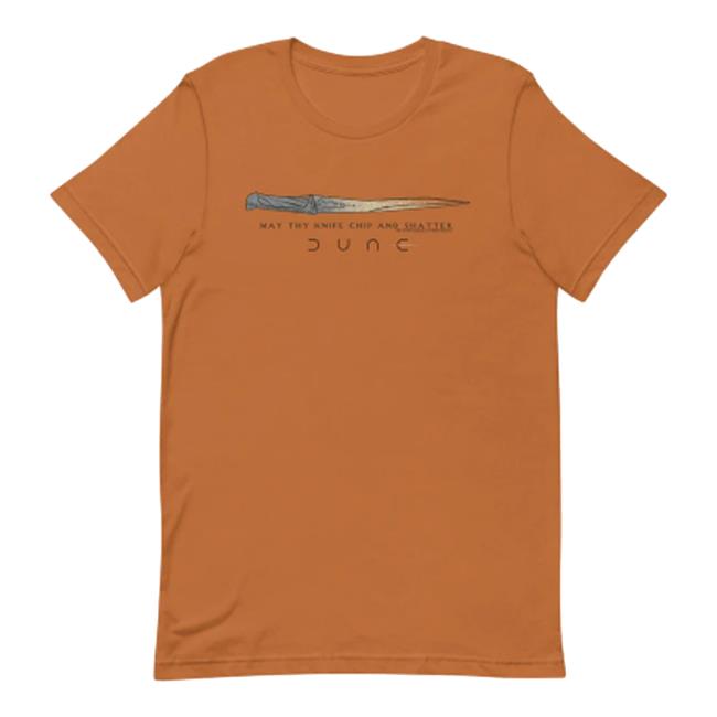 Dune Merch Dune May Thy Knife Chip And Shatter Tee