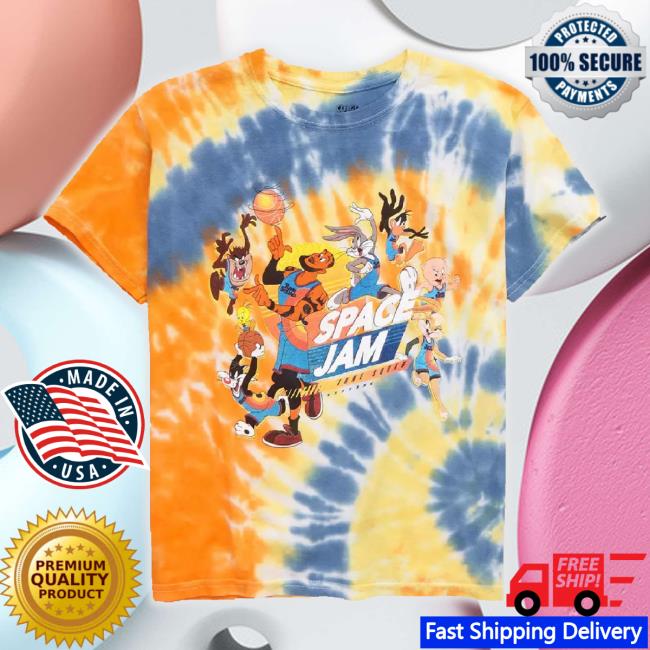 Space Jam: A New Legacy Characters Tie-Dye Youth New Shirt- Boxlunch Exclusive