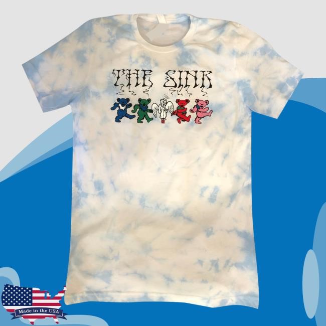 The Sink Restaurant And Bar Merch Store Dancing Bears Tie Dye Long Sleeve