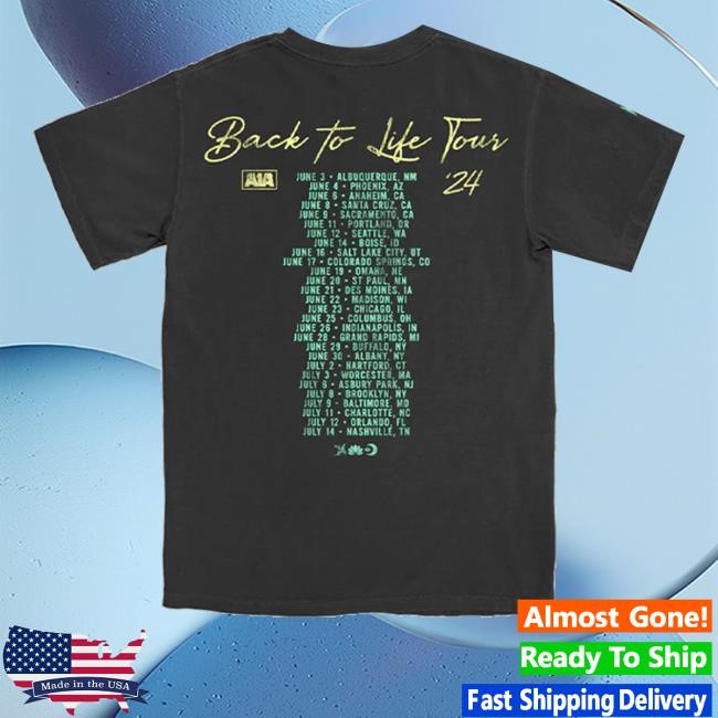 Arrows In Action Back To Life Tour Tee Arrows In Action Merch Store