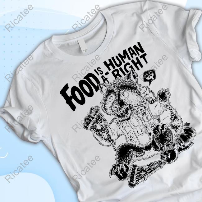 Punk With A Camera Merch Food Is A Human Right Hoodie