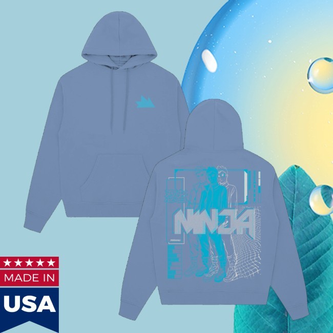 Anime '25 Blue Crewneck Sweatshirt Team Ninja Merch Store