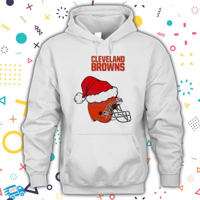 Official Cleveland Browns Christmas Logo 2023 Long Sleeve T Shirt
