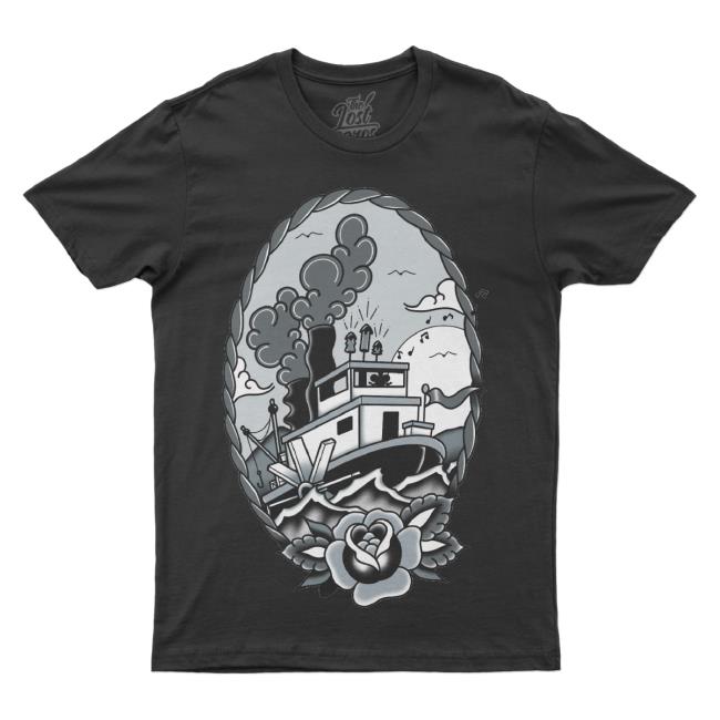 Trending The Lost Bros Merch Store Steamboat Tattoo Long Sleeve Tee Lostbrostradingco Shop