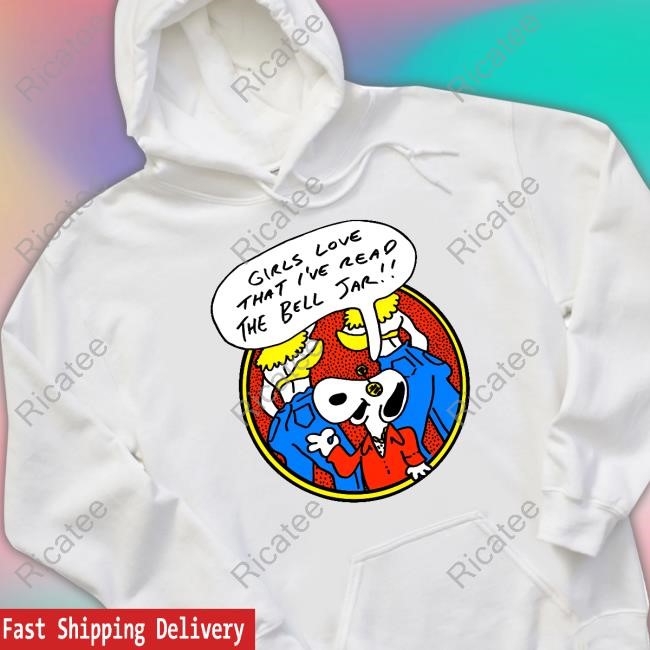 Itsagreatdaytobeawarrior Girls Love That I've Read The Bell Jar Crewneck Sweatshirt