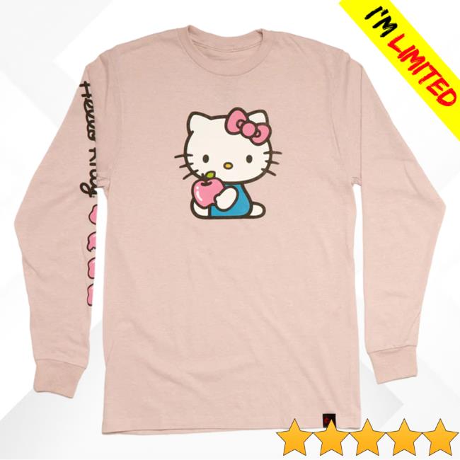 Official Sanrio Apparel Clothing Merch Store Shop Hello Kitty Sanrio Original Apples Long Sleeve Tee