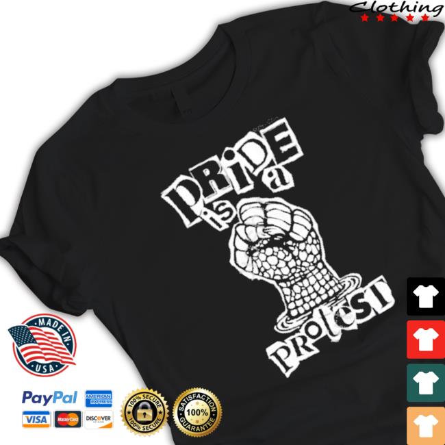 Official Pride Is A Protest Tie Dyed shirt Official Pride Is A Protest Tie Dyed shirt, hoodie, tank top, sweater and long sleeve t-shirt