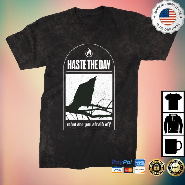 Haste The Day Official Merch What Are You Afraid Of Unisex Sweatshirt