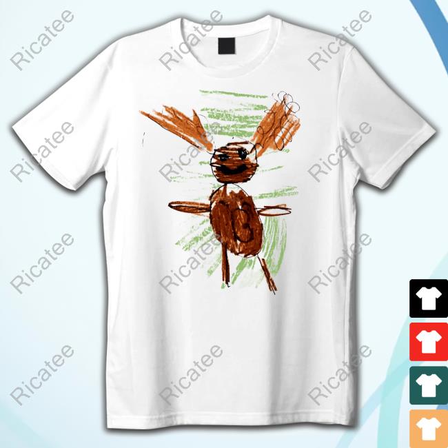 Bango Wearing Deer Bango Illustration Long Sleeve Shirt