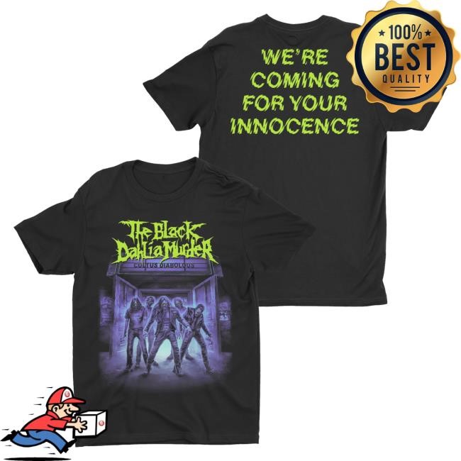 Official Nightshiftmerch The Black Dahlia Murder Panic Hysteric Hooded Sweatshirt