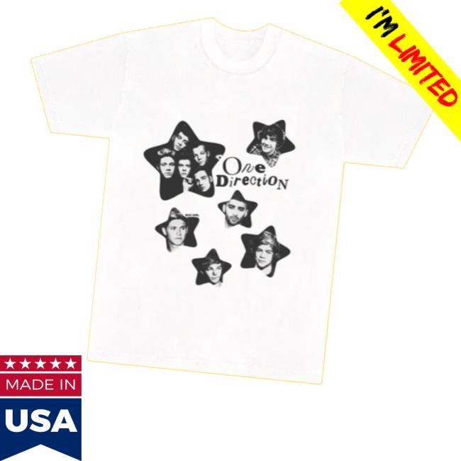 One Direction In B&W Tee